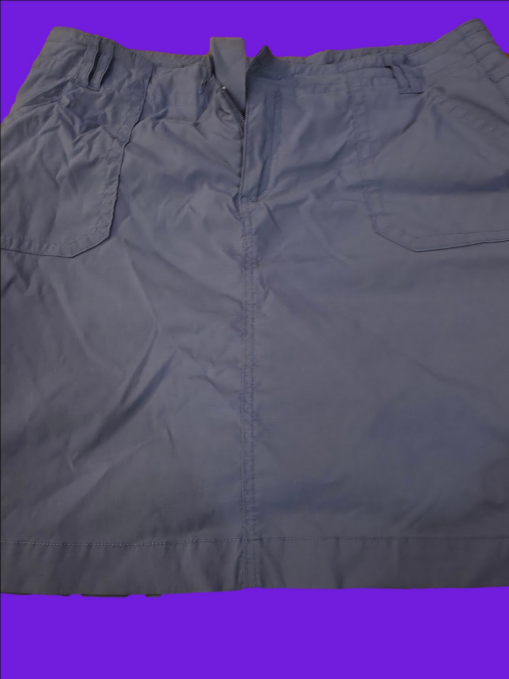 4/$25 Deal! Women's Blue Lilac Skort with Front Pockets